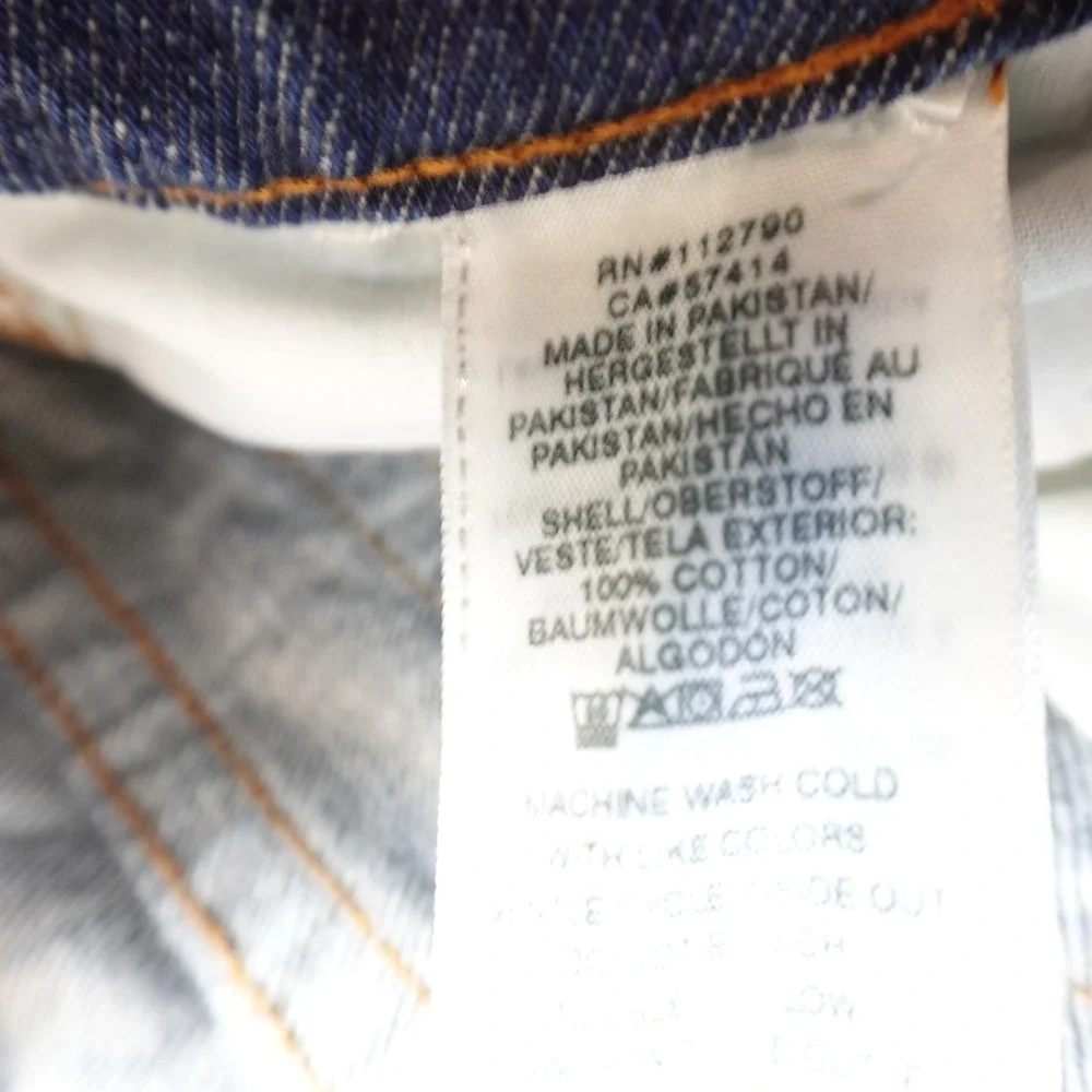 True Religion Jeans Mens 40X26 Dark Blue Denim Pants Ricky Relaxed Straight Fade